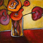 Lanie Loreth Red Poppies in a Vase painting